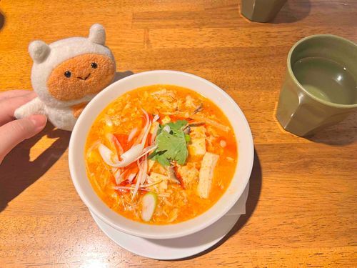 からくてすっぱかった！酸辣湯←よめない！