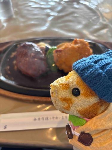 ハンバーグ食べた！
きりりと主はハンバーグが好きすぎて外食行ったら絶対にハンバーグを頼むんだぁ☺️