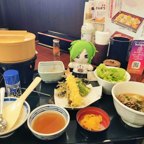 まるまつでランチだよ！