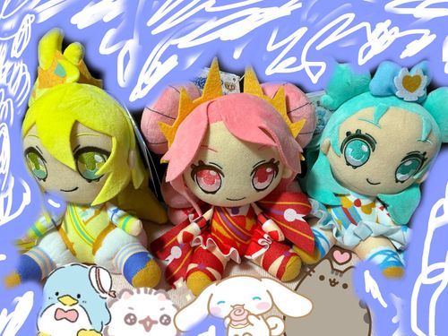 悲しいかな
エ○ィオンで500円でワゴン売されてたプリオケちゃん達
追加戦士もぬい出てたみたいだからネットで買うと思う