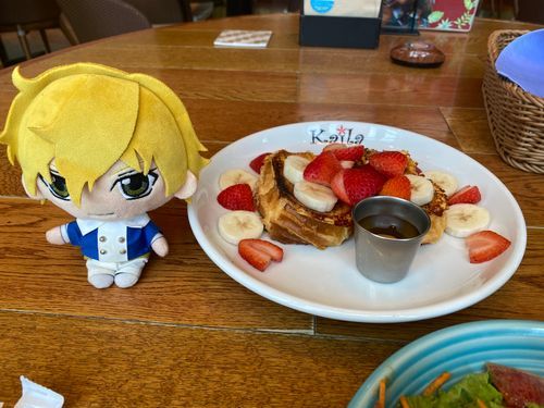 今日の朝食はハワイのお店なのだ。