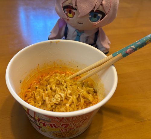 ブルダック麺！これ食べてみたかったんだよね〜♪