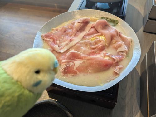 「昨日は粕汁鍋を食べたよ✨️」