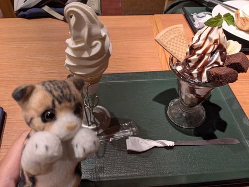 「みんなでソフトクリーム✨️」