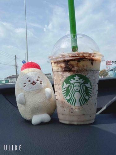 シュークリーム フラペチーノ に
チョコチップとチョコソース ついか！(飲みかけ)
マヨたんはカロリーましましが大好きなんだ☺️