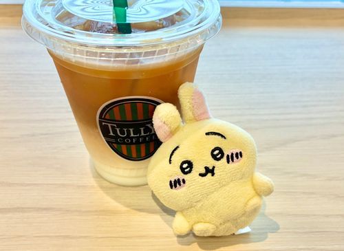 タリーズの練乳ミルクアイスコーヒー☕️ちゃんと混ぜるとスッキリ飲めて美味しい🐰✨