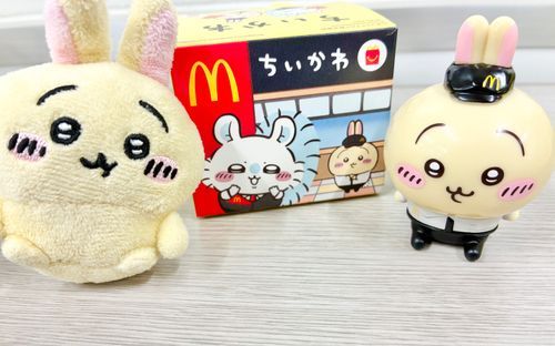 無事うさぎをゲット✨🐰🍟🍔