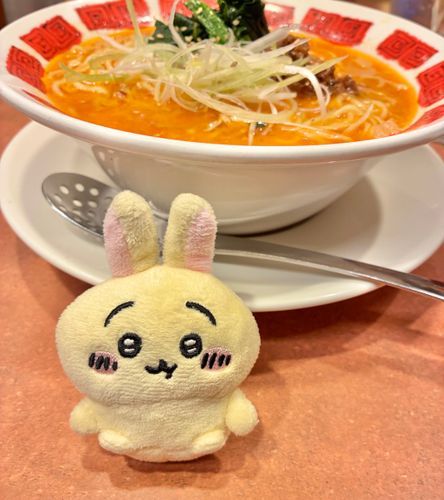 台風コロッケを試みたけど、結局担々麺にしちゃった🐰🍜🌀