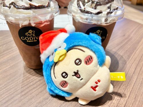 GODIVA！一杯飲むともう一杯無料になるキャンペーンやってた✨🐰🍫