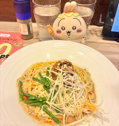 バーミヤンの冷たい担々麺むちゃうま✨🐰🎶