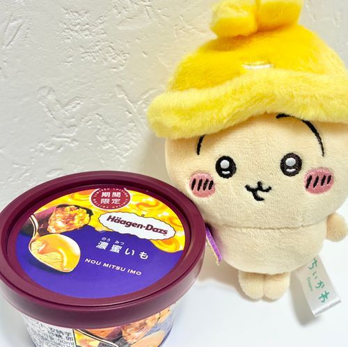 ハーゲンダッツのお芋アイス美味しかった✨🐰🍠🍨