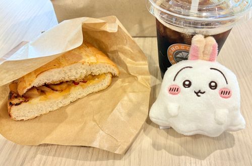 サンマルクの月見ホットサンド🐰👻☀️
