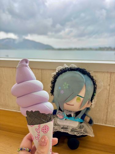 らべんだー味だよ