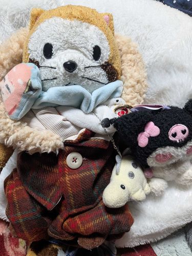 冬用の服ままに、買ってもらったよ！
ハンドメイドなの、ちなみに、売ってたやつを買ったんだ！
