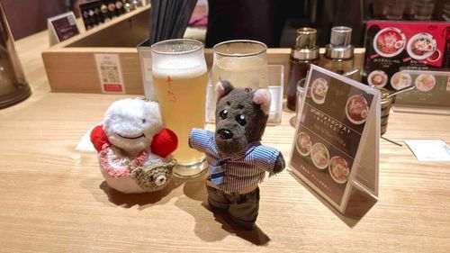 ビールを飲んだ！