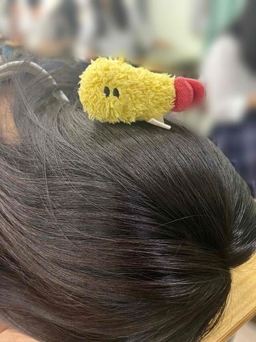 この学校には授業中お眠りするとエビが頭に乗るという伝説がある、、🍤