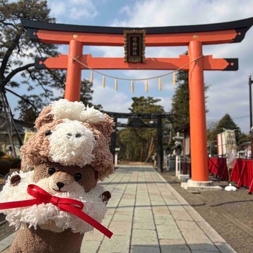このまえ ちょと おでかけしたの！
おうまさんが いっぱいの じんじゃ！
とっても かっこよかった
よんまいめは わっち どこか わかるかな？むずかしよ！