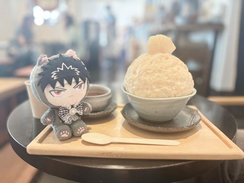 白桃かき氷🍧⋆✴︎˚。⋆
