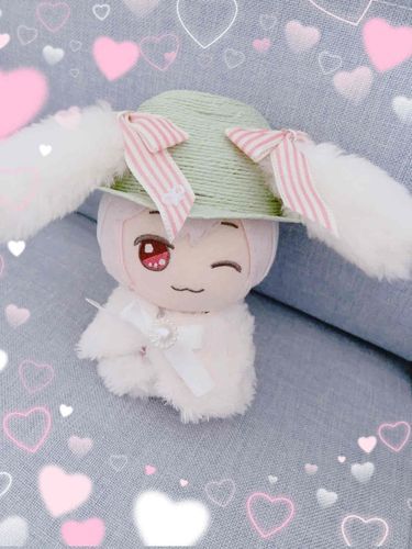 ドンちゃんにも うさみみおぼうし かしてくれたの໒꒰ྀི∩˃ ᵕ ˂∩꒱ྀི১ ♡