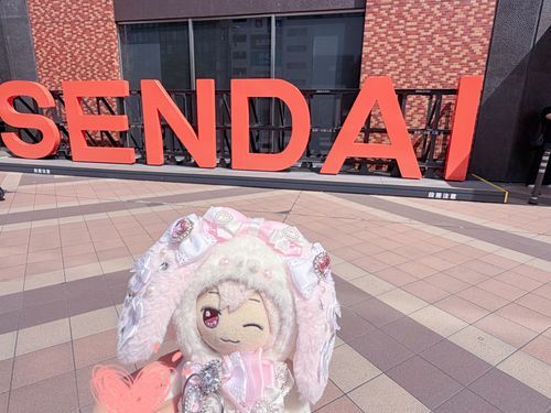 ドンちゃん せんだ いってきた‎⑅ᐢ ܸ>⩊<︎︎ ܸᐢ⑅🎀