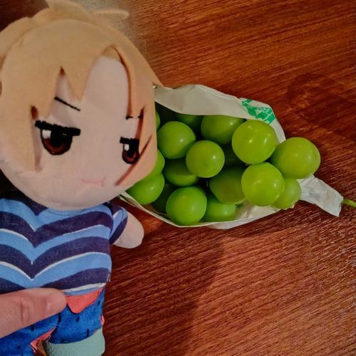 シャインマスカットもらった🍇嬉しいな〜🎶