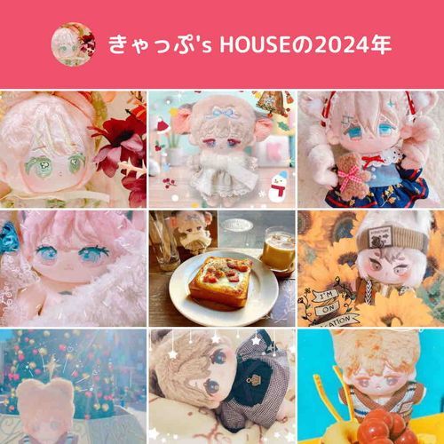 ぬいちゃん達と過ごすようになって2024年あっという間でした！🌅
来年もいっぱいぬいちゃんと遊びたいです！よろしくお願いします☺️☺️