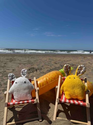海に行ったしゅー、夏満喫しゅー🌞🌴🌺✨