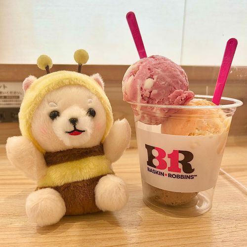 サーティワンでとりぷるアイス！🍨
ロゴが変わっててびっくりしたー