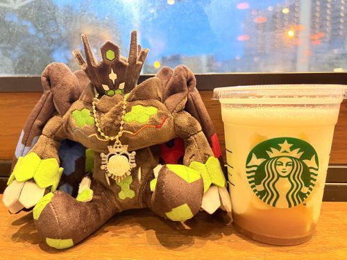 ということで、初めまして。
早速余は外に連れ出され、トレーナーと共に秋の新作？とやらを飲みに来た。