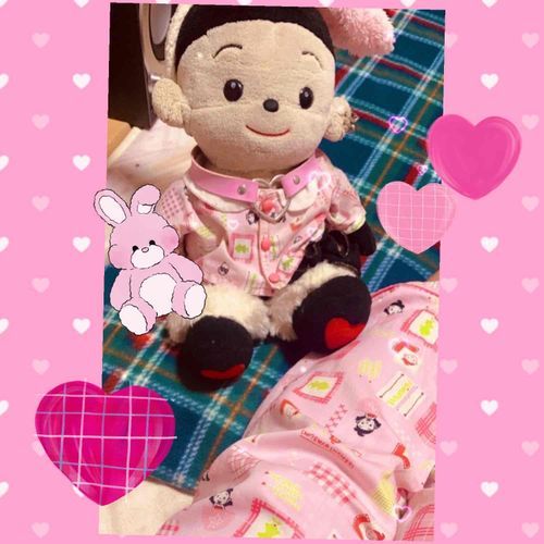 同じパジャマ💗