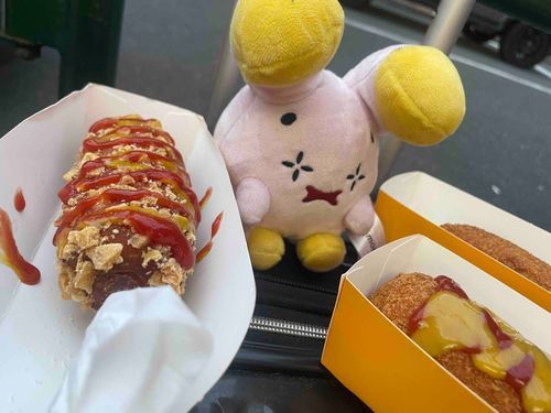 ほくほく だなも ！
ちーず が すごい のびる も ！