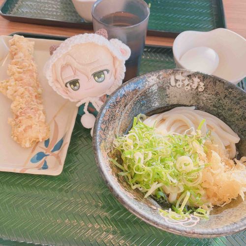 おうどんだ。