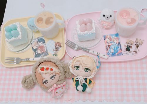 かわいいカフェに行ってきたぞ！
七基も一緒だ。