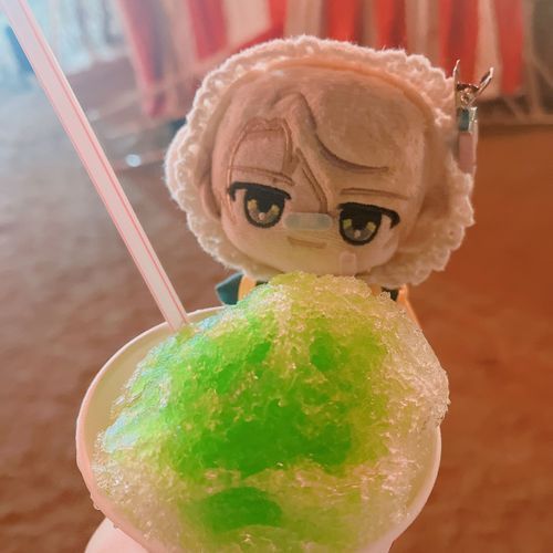 夏といえば夏祭り！
かき氷を食べたぞ。
