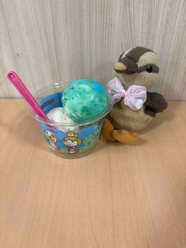 どうぶつのもりコラボ。かいぬしにつきあってあげたんだ。