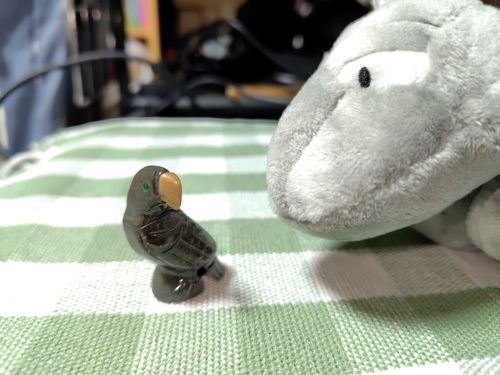 石の鳥さん？