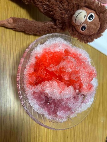 今年初のかき氷！！
今年もたくさん食べるよー🍧