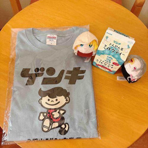 石垣島のご当地(？)飲料🧃キャラが可愛かったのでTシャツも購入✨