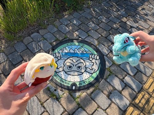 ポケふた！

お友達のとこのワニノコと一緒に。