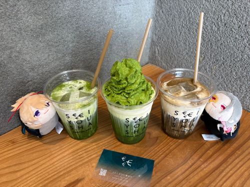 美味しい抹茶ラテ😋
岩塩チーズクリーム、大好きなんですけど、あんまり置いてるお店ない気がする…
