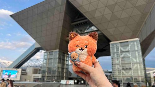きょうはおおきいおにいちゃんと
おでかけ！✨
おうちのひとがしあわせっていってたから、
ぼくもうれしくなった！✨