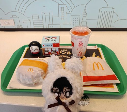 マックにいってきたよ