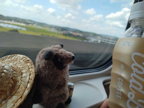 ほーほーあとは乗ってたら着くのけ。あ、そう。便利なんだねぇ。