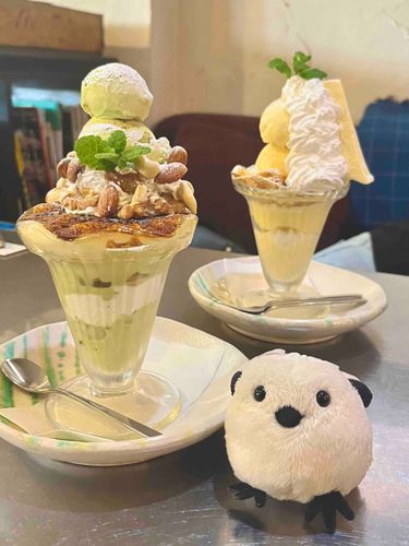 江長くん、次はドデカ＝パフェだよ
テンション上がっちゃうね