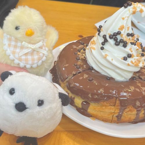 チョコまみれだね