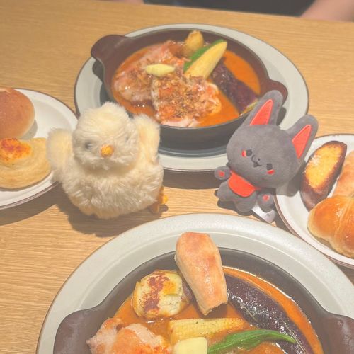 お友達とスープカレー🍛
おいしいね😋