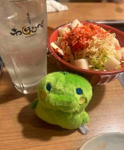 めんたいもちちーずもんじゃまたたべたいだっち♪
