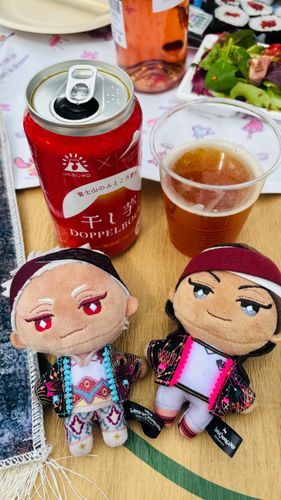 ほんのりあまいらしいが ぬいはびーるは のめないんだ にんげんに のませておくか