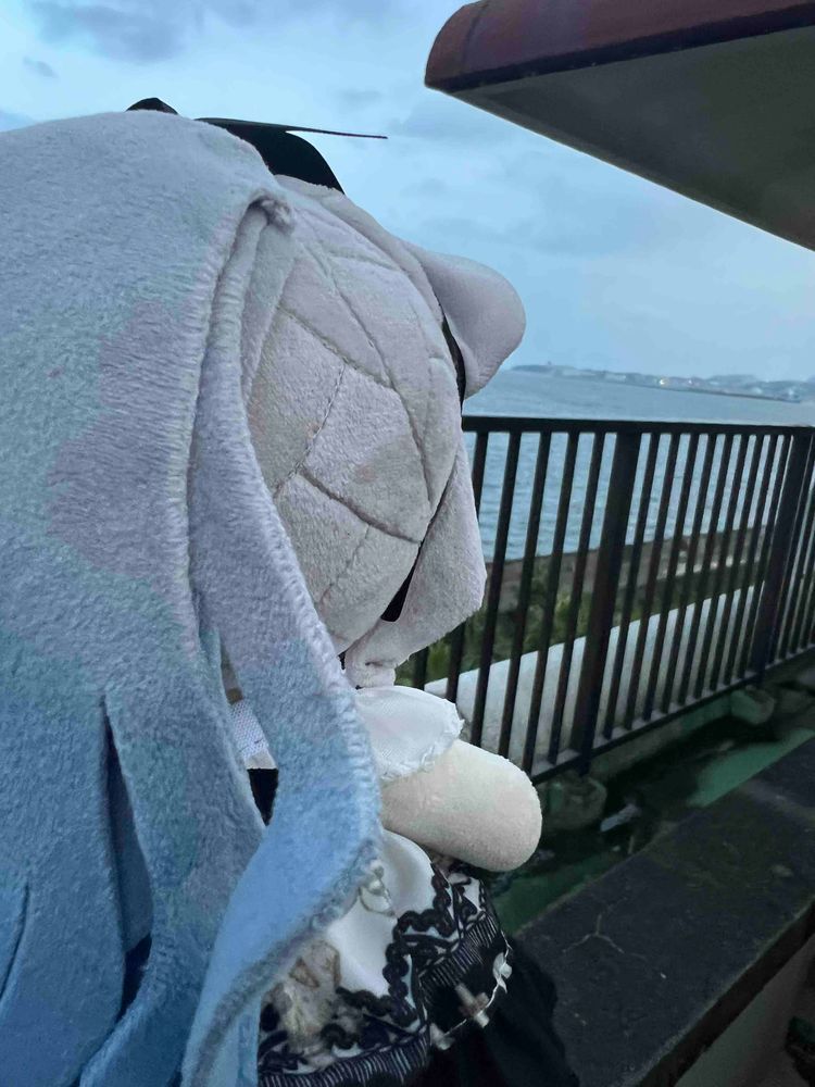 海も初めて見ました
潮風が気持ち良いですね♪