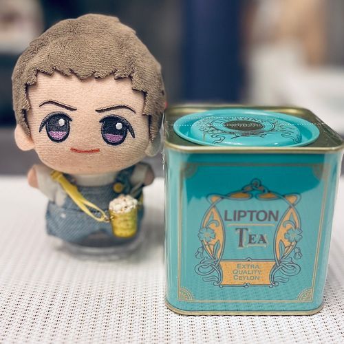 リプトンの青缶貰った✨
のむぞ〜♪